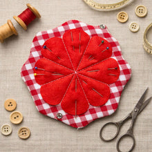 Folding Needle Case Pattern PDF Sewing Tutorial With Flower Pin Cushion Organizer For Travel