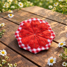 Folding Needle Case Pattern PDF Sewing Tutorial With Flower Pin Cushion Organizer For Travel