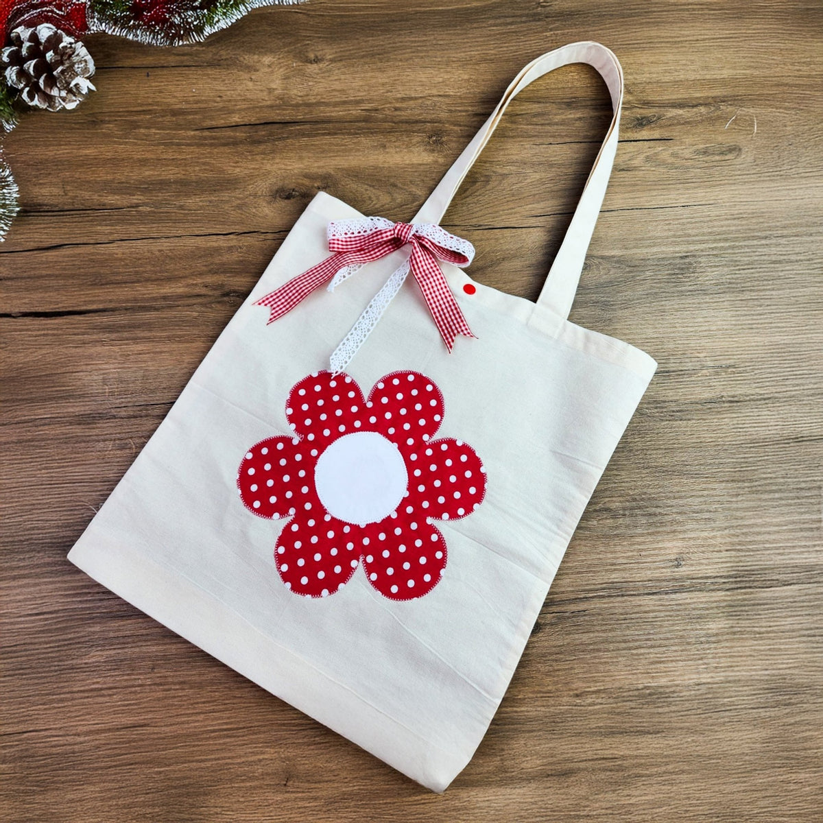 Flower Tote Bag Sewing Pattern PDF, DIY Fabric Flower Tote Bag Tutorial - Hand Trendy