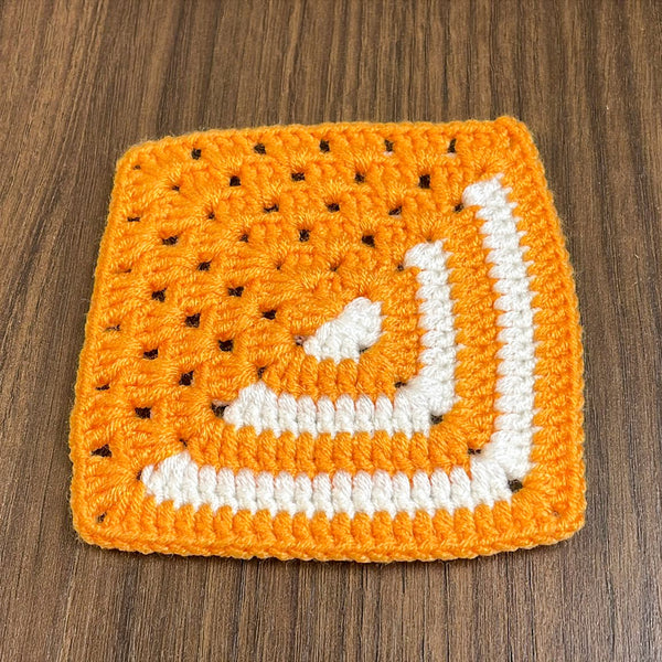 Geometric Crochet Coaster Pattern PDF – Modern Mug Mat Tutorial – Handmade Home Decor Crochet Design