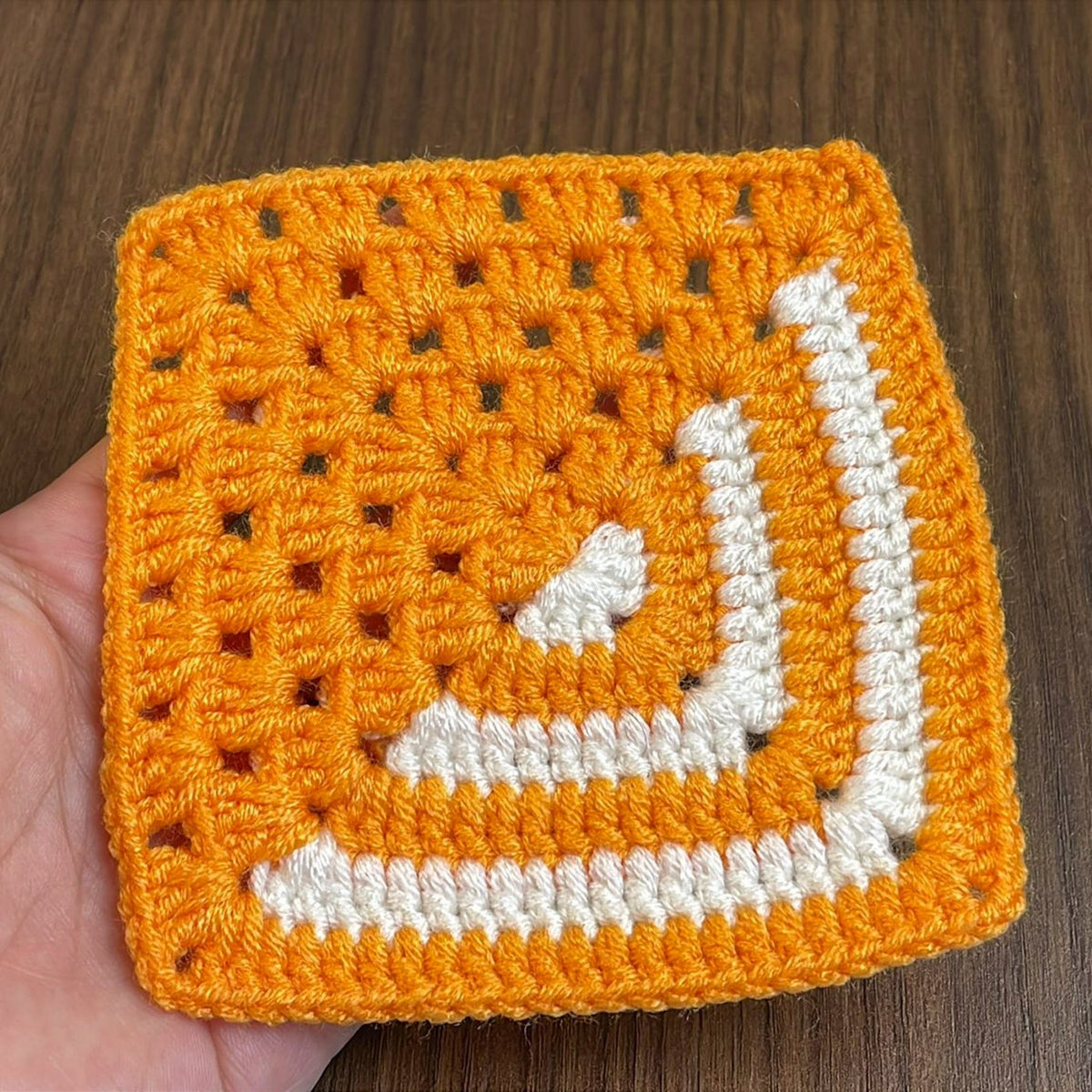 Geometric Crochet Coaster Pattern PDF – Modern Mug Mat Tutorial – Handmade Home Decor Crochet Design - Hand Trendy