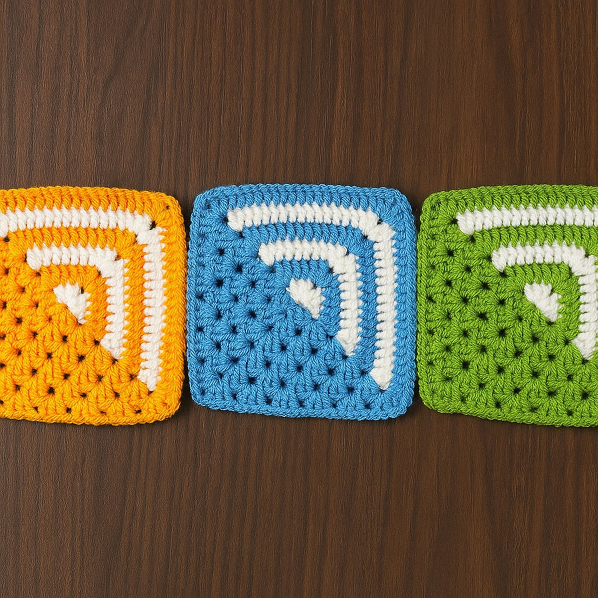 Geometric Crochet Coaster Pattern PDF – Modern Mug Mat Tutorial – Handmade Home Decor Crochet Design - Hand Trendy