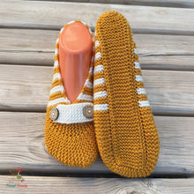Knit Slipper Pattern PDF – Easy House Slippers for Women