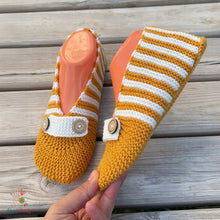 Knit Slipper Pattern PDF – Easy House Slippers for Women - Hand Trendy