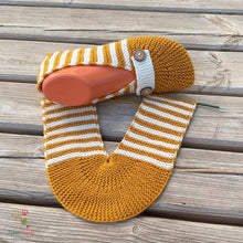 Knit Slipper Pattern PDF – Easy House Slippers for Women - Hand Trendy