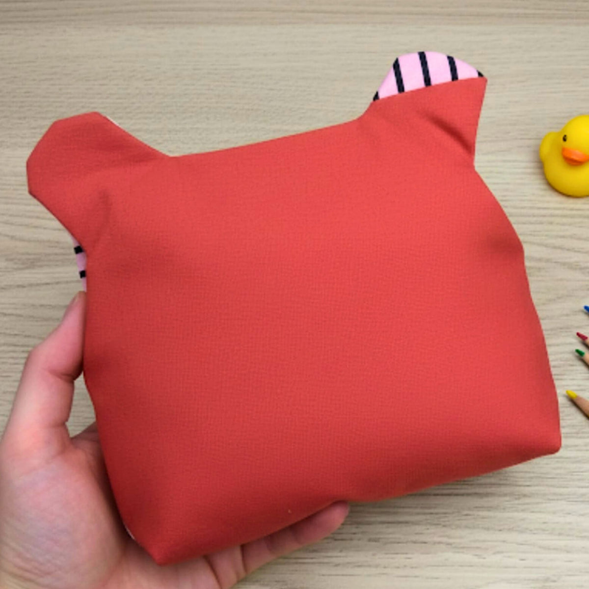 Fox Sewing Pattern PDF Plush Animal Pillow Toy Nursery Decor Template