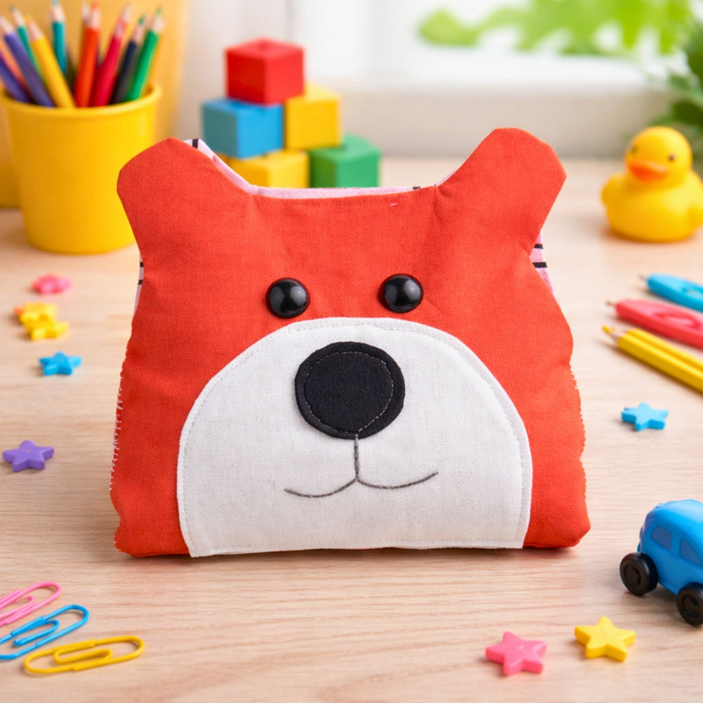 Fox Sewing Pattern PDF Plush Animal Pillow Toy Nursery Decor Template
