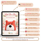 Fox Sewing Pattern PDF Plush Animal Pillow Toy Nursery Decor Template