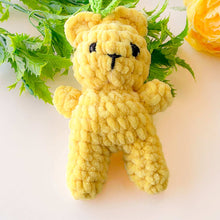 Mini Plush Teddy Bear Pattern PDF, Amigurumi Small Velvet Bear Tutorial, DIY Soft Toy for Babies