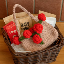 Mini Crochet Rose Bag Pattern PDF – Tiny Floral Purse Ornament Tutorial – Handmade Crochet Decor - Hand Trendy