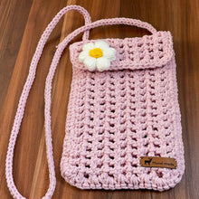 Crochet Phone Bag Pattern PDF, Daisy Crossbody Bag Tutorial, Minimalist Shoulder Purse Design