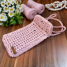 Crochet Phone Bag Pattern PDF, Daisy Crossbody Bag Tutorial, Minimalist Shoulder Purse Design