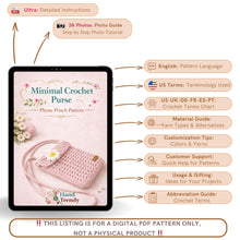 Crochet Phone Bag Pattern PDF, Daisy Crossbody Bag Tutorial, Minimalist Shoulder Purse Design