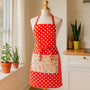 Apron Sewing Pattern PDF With Pocket And Waist Tie For Home Kitchen Use - Hand Trendy
