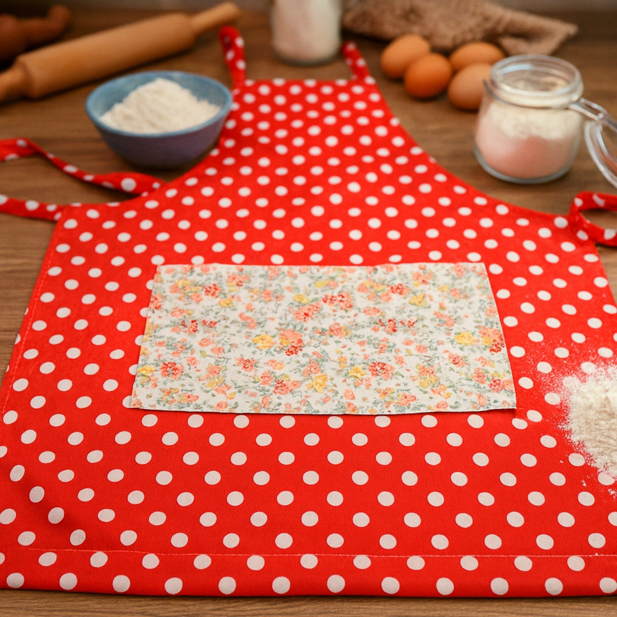 Apron Sewing Pattern PDF With Pocket And Waist Tie For Home Kitchen Use - Hand Trendy