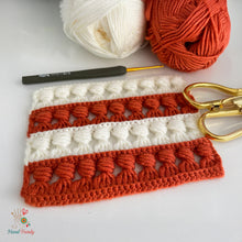 Puff Stitch Crochet Pattern PDF For Blankets, Vests, Cardigans, Pillow Covers
