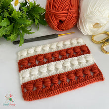 Puff Stitch Crochet Pattern PDF For Blankets, Vests, Cardigans, Pillow Covers