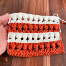 Puff Stitch Crochet Pattern PDF For Blankets, Vests, Cardigans, Pillow Covers