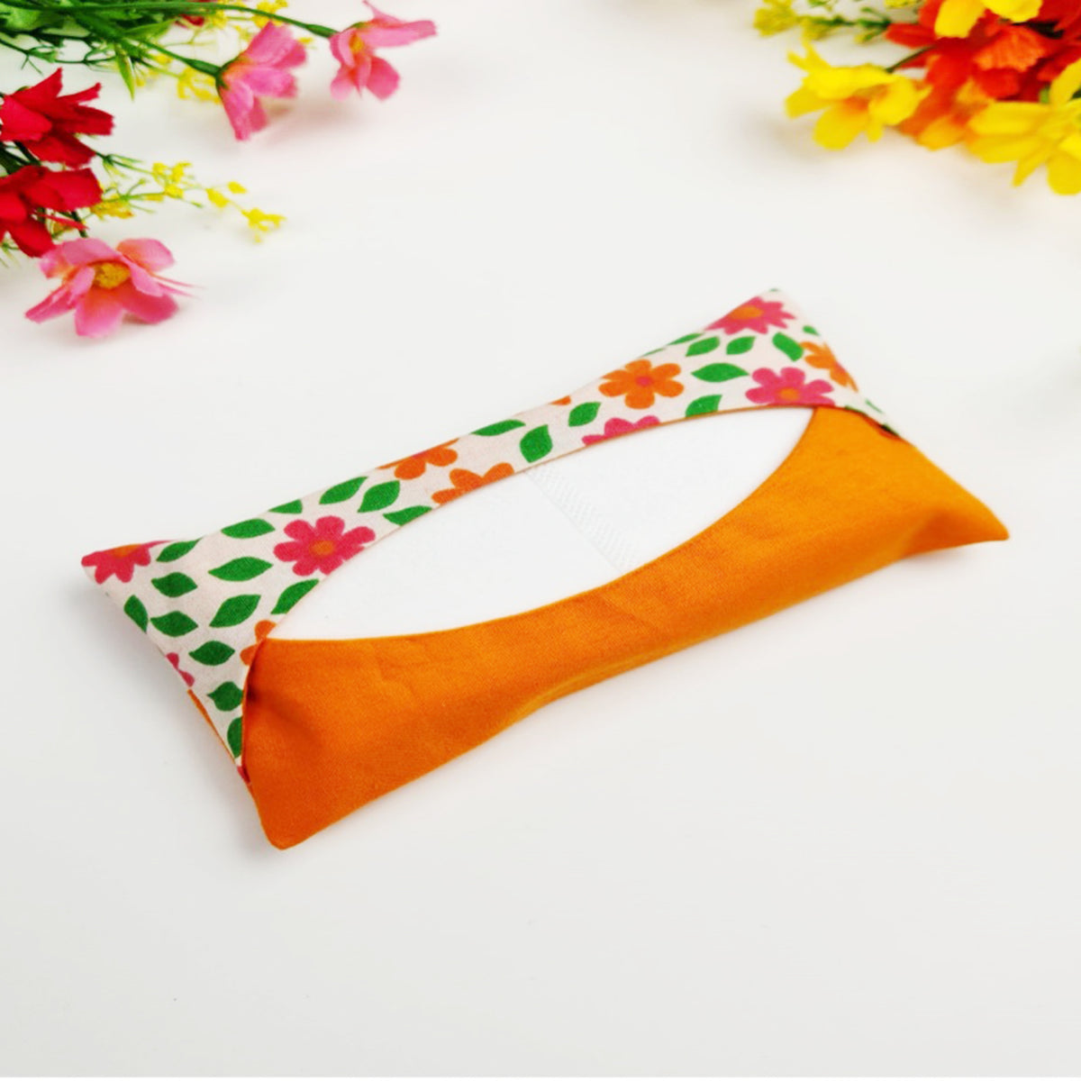 DIY Fabric Tissue Holder Sewing Pattern, Easy PDF Pattern for Handmade Pocket Tissue Case - Hand Trendy