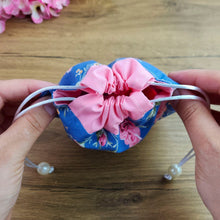 Round Drawstring Pouch Sewing Pattern – Floral Cosmetic Bag PDF Tutorial - Hand Trendy