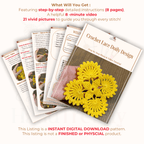 Crochet Lace Doily Design PDF Tutorial for Hand Made Stylish Dress and Home Decor - Hand Trendy
