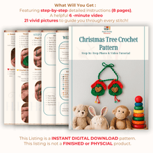 Crochet Heart House Ornament Pattern PDF – Handmade Door Hanging Tutorial – Holiday Crochet Wall Decoration - Hand Trendy