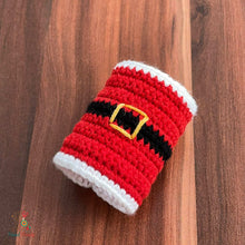 Santa Napkin Ring Crochet Pattern PDF For Christmas Table Setting - Hand Trendy