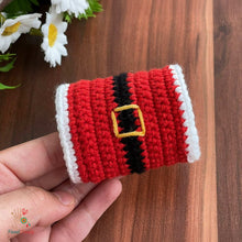 Santa Napkin Ring Crochet Pattern PDF For Christmas Table Setting - Hand Trendy