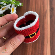 Santa Napkin Ring Crochet Pattern PDF For Christmas Table Setting