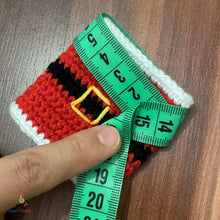 Santa Napkin Ring Crochet Pattern PDF For Christmas Table Setting