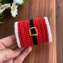 Santa Napkin Ring Crochet Pattern PDF For Christmas Table Setting