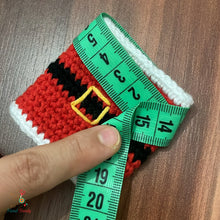 Santa Napkin Ring Crochet Pattern PDF For Christmas Table Setting