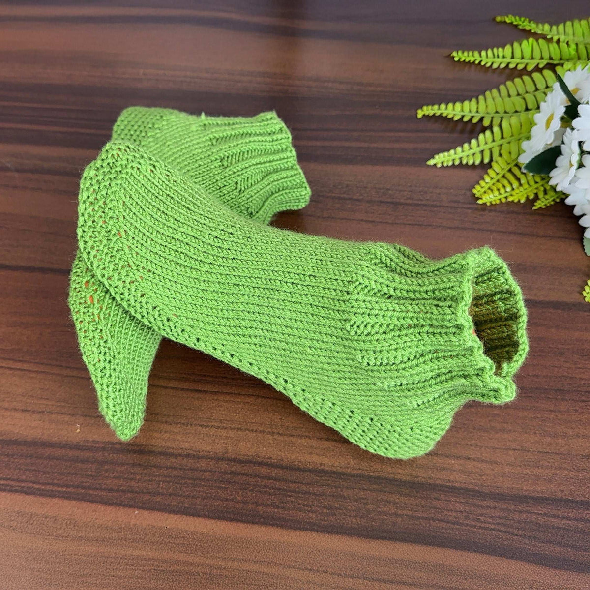 Slipper Socks Pattern PDF – Knit Your Own Home Slippers - Hand Trendy