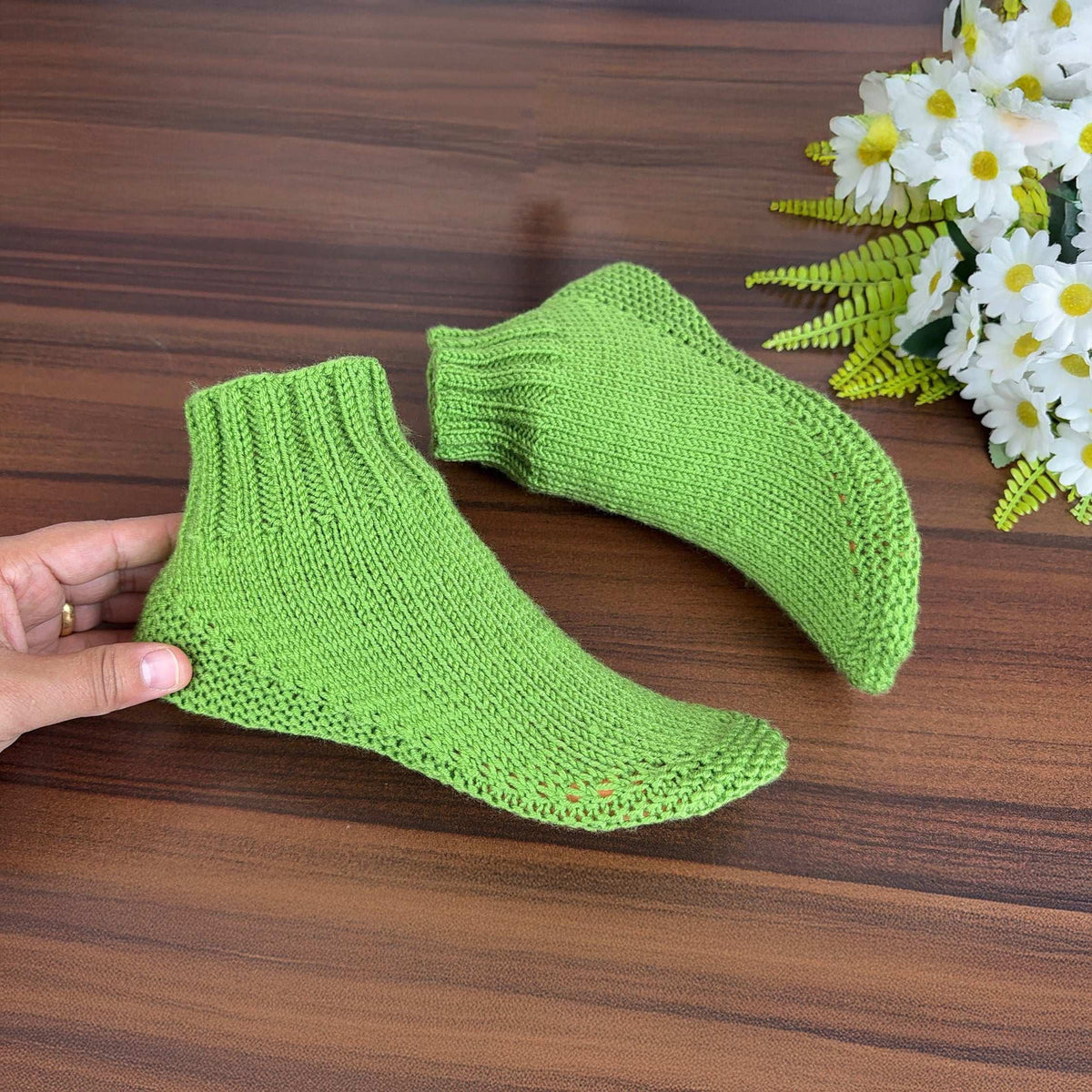 Slipper Socks Pattern PDF – Knit Your Own Home Slippers - Hand Trendy