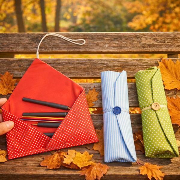 Cutlery Holder Sewing Pattern PDF Reusable Picnic Utensil Wrap Organizer Template