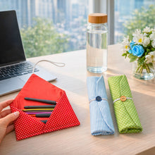 Cutlery Holder Sewing Pattern PDF Reusable Picnic Utensil Wrap Organizer Template