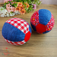 Soft Fabric Ball Sewing Pattern – Patchwork Baby Toy PDF Tutorial for Beginners - Hand Trendy