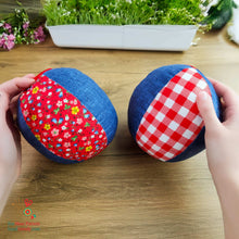 Soft Fabric Ball Sewing Pattern – Patchwork Baby Toy PDF Tutorial for Beginners