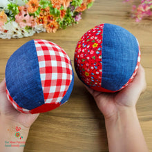 Soft Fabric Ball Sewing Pattern – Patchwork Baby Toy PDF Tutorial for Beginners