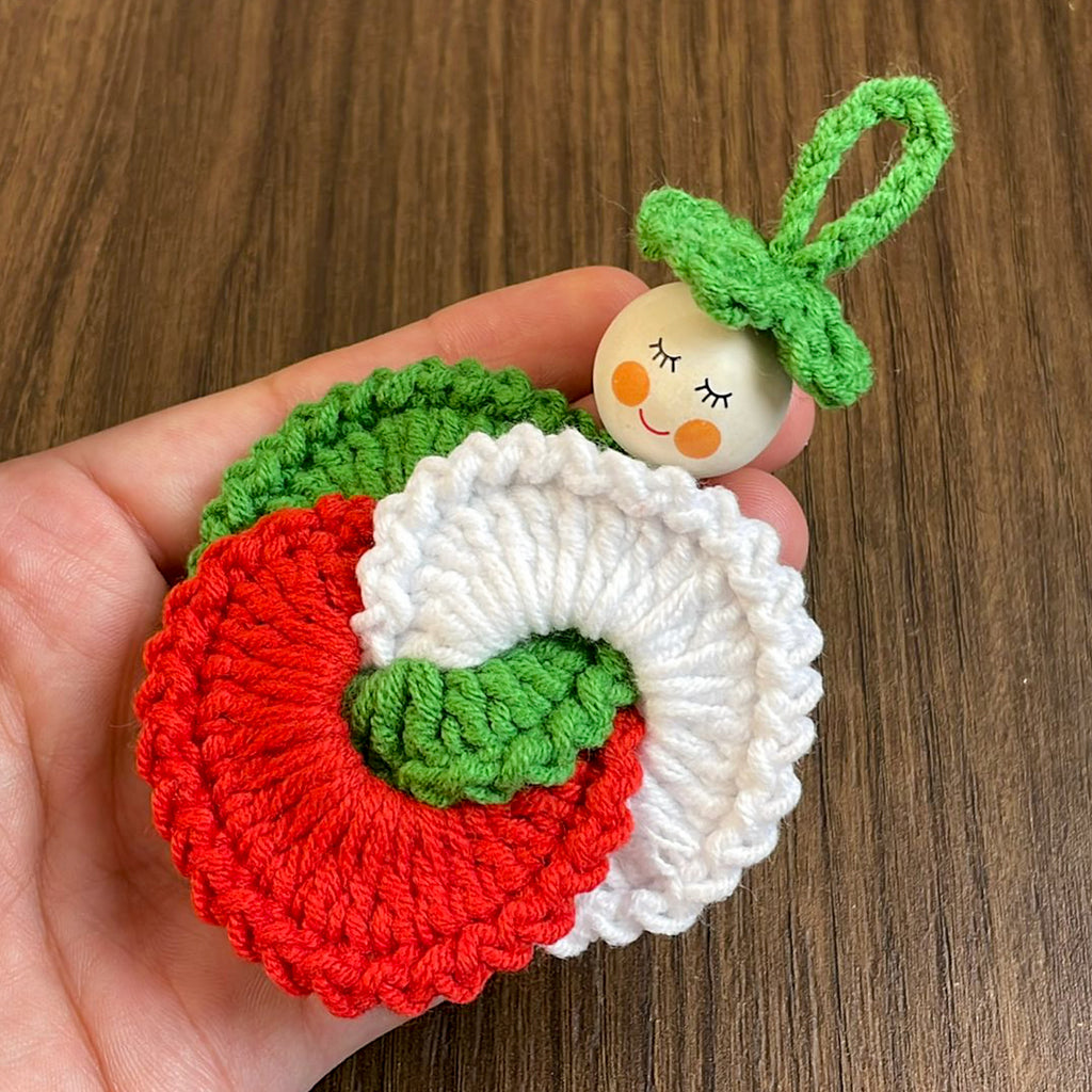 Spiral Doll Crochet Pattern Hanging Ornament Design For Seasonal Home Decoration