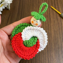 Spiral Doll Crochet Pattern Hanging Ornament Design For Seasonal Home Decoration