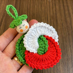 Spiral Doll Crochet Pattern Hanging Ornament Design For Seasonal Home Decoration
