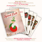 Spiral Doll Crochet Pattern Hanging Ornament Design For Seasonal Home Decoration