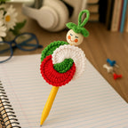 Spiral Doll Crochet Pattern Hanging Ornament Design For Seasonal Home Decoration