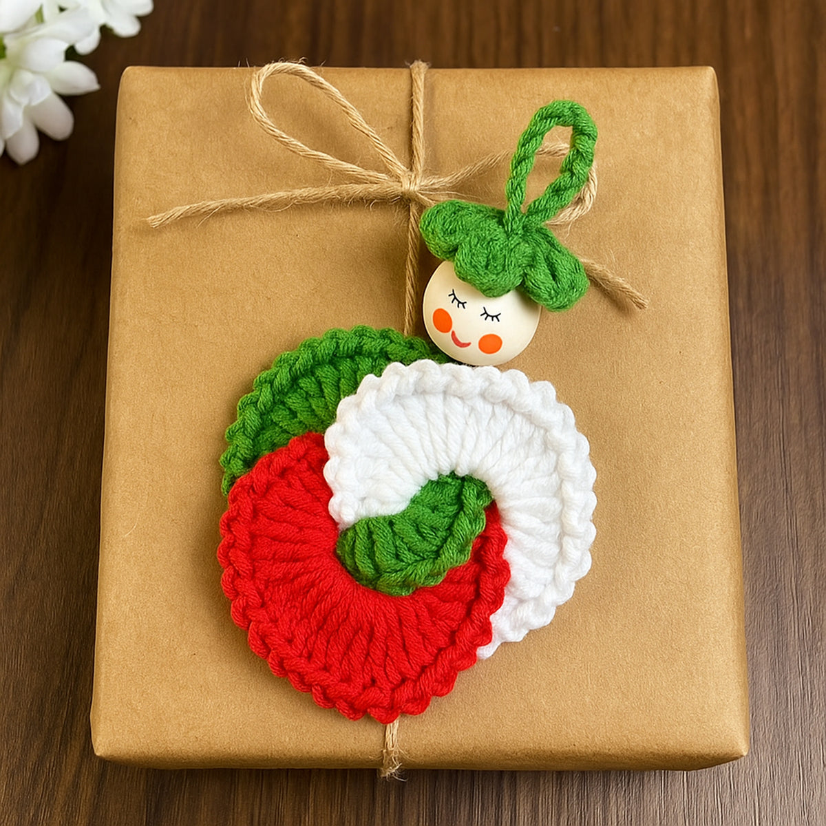 Spiral Doll Crochet Pattern Hanging Ornament Design For Seasonal Home Decoration