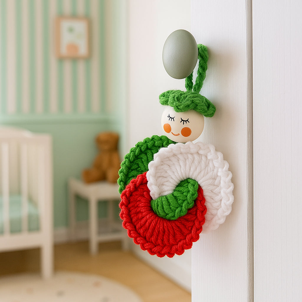 Spiral Doll Crochet Pattern Hanging Ornament Design For Seasonal Home Decoration