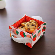 Fabric Basket Sewing Pattern With Handles For Storage Organizer And Snack Tray PDF Tutorial