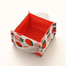 Fabric Basket Sewing Pattern With Handles For Storage Organizer And Snack Tray PDF Tutorial