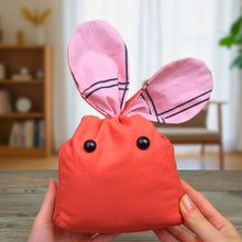 Bunny Treat Bag Sewing Pattern PDF Easter Gift Pouch With Ears Drawstring Candy Bag Template