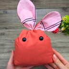 Bunny Treat Bag Sewing Pattern PDF Easter Gift Pouch With Ears Drawstring Candy Bag Template